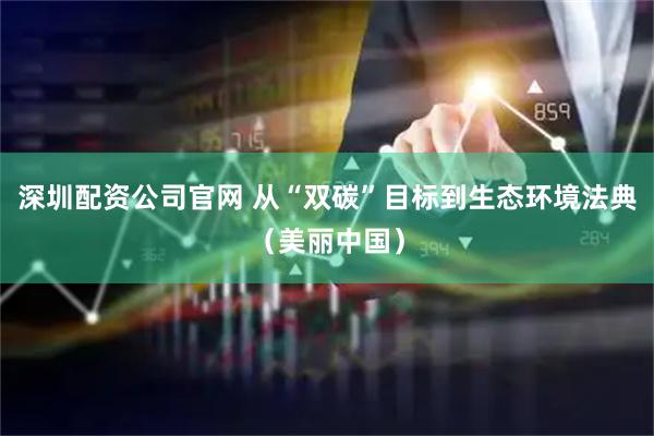深圳配资公司官网 从“双碳”目标到生态环境法典（美丽中国）